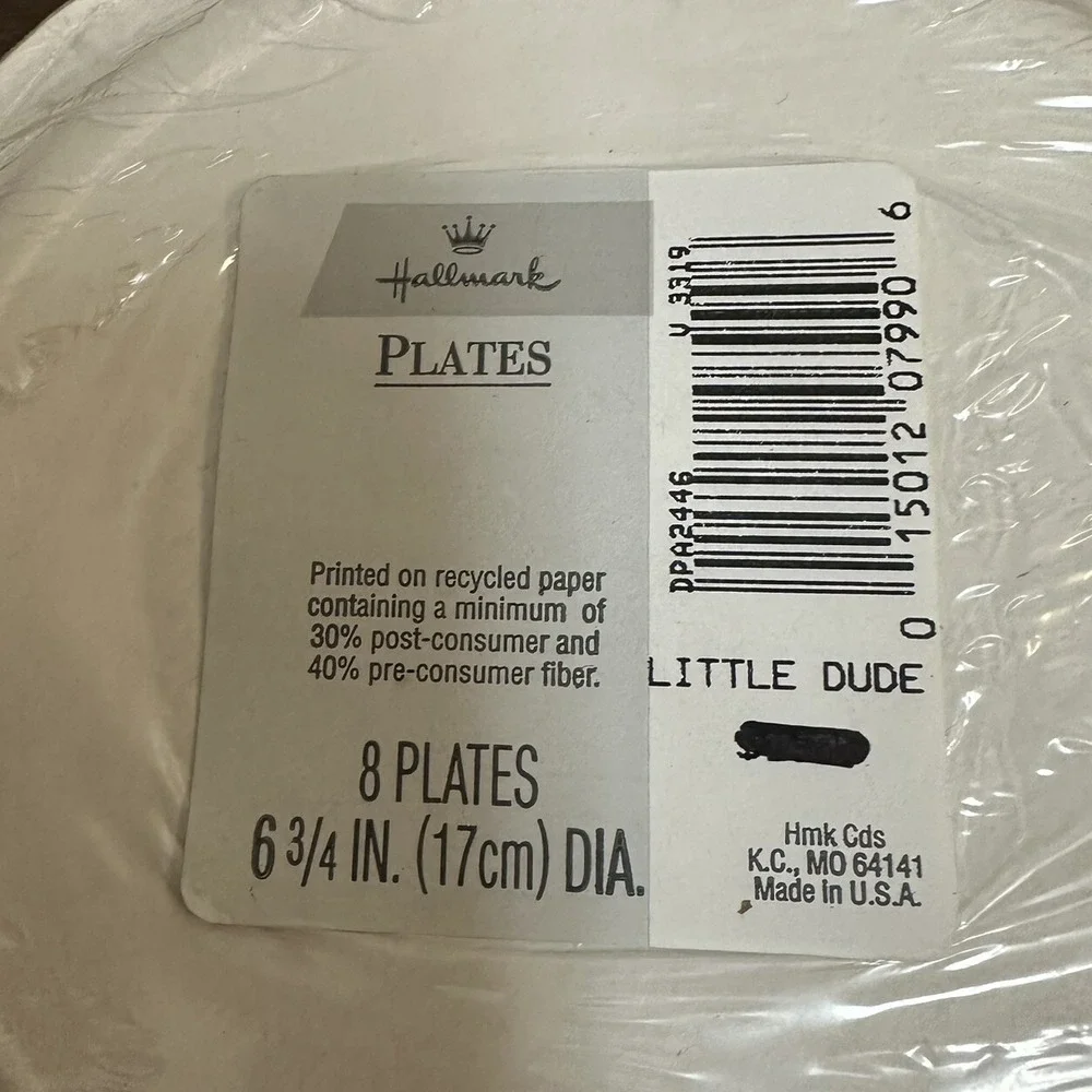 Vintage Hallmark Happy Birthday Pardner Cowboy Horse Party Napkins Plates NOS